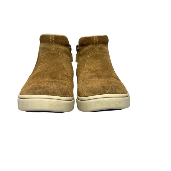 Ugg Kids Hamden II Suede Boots Side Zip Beige Toddler Girls Size 11 - Picture 8 of 15
